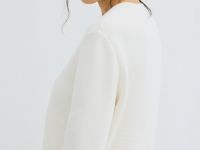 Укороченный кардиган, Белый