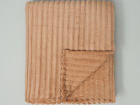 Плед Soft strip, бежевый