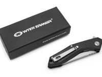 Складной нож With Armour Gent сталь D2, рукоять Carbon Fiber