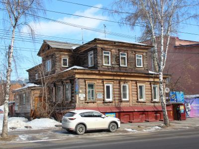 Одноэтажный деревянный жилой дом с мезонином, 60 г. XIX в.