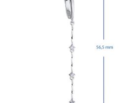 Серьги из белого золота э4712сг04201591