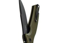 Складной нож Mr.Blade Hellcat Mini blackwash сталь S35VN, рукоять Olive G10
