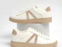 Кеды из натуральной кожи с мехом, Белый