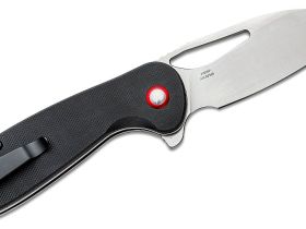 Складной нож CJRB Lago, сталь AR-RPM9, рукоять G10, черный