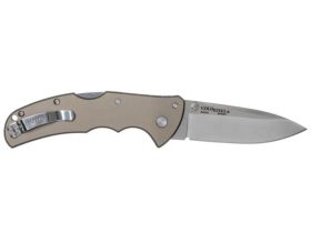 Нож складной Cold Steel Code-4 Spear Point, сталь CPM-S35VN, рукоять алюминий, серый