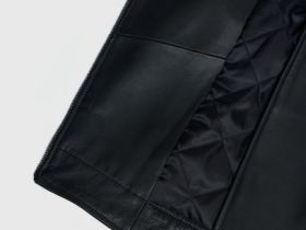 Куртка-косуха из натуральной кожи, Черный