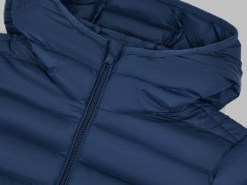 Стеганый пуховик с натуральным пухом