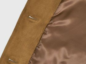 Куртка из искусственной замши, Желтый