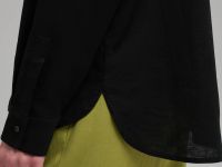 Свободная рубашка изо льна и хлопка