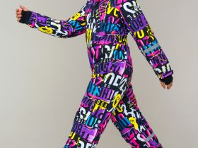 Комбинезон текстильный с полиуретановым покрытием для девочек