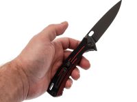 Складной нож НОКС Майор, сталь VG10, рукоять G10, черно-красный