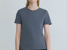 Базовая футболка из хлопка, Серый