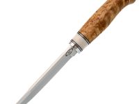 Нож Финский 4, сталь D2, карельская береза, кориан