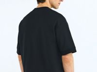 Футболка из плотного хлопка, Черный