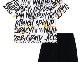 Комплект трикотажный для мальчиков: фуфайка (футболка), шорты