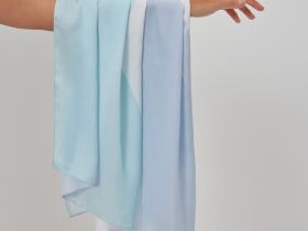 Платок шейный Divina, голубой I