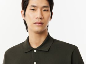 Мужское поло Lacoste L1212 классического кроя