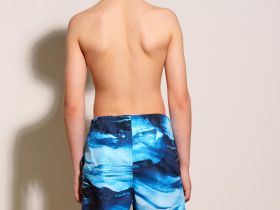 Шорты текстильные плавательные для мальчиков, длинные