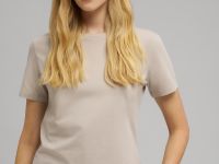 Приталенная футболка из джерси