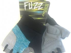 Перчатки Fuzz RACING TEAM D-GRIP GEL (черный / голубой XS)