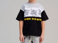 Комплект трикотажный для мальчиков: фуфайка (футболка), шорты