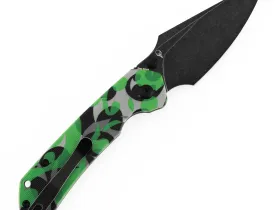 Складной нож Tenable Fenrir, сталь D2, рукоять G10, Jade