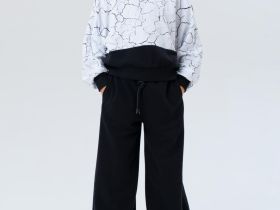 Комплект трикотажный для девочек: толстовка, брюки