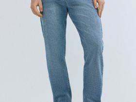 Зауженные джинсы, Голубой