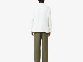 Мужские спортивные брюки Lacoste из смеси льна и вискозы