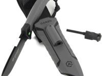 Нож Ganzo G8012V2-GY c паракордом, сталь 8CR13, рукоять пластик