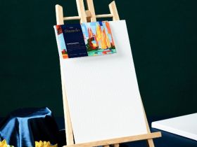 Холст на прессованном картоне Finenolo 40*50 см 280 г, 100% хлопок, универсальная грунтовка