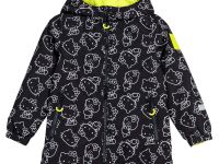 Куртка текстильная с полиуретановым покрытием для девочек (ветровка)