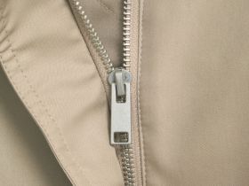 Короткая куртка с воротником-стойкой, Бежевый