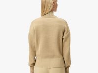 Женский свитер Lacoste RELAXED FIT с высоким воротом на молнии