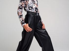 Брюки трикотажные для девочек