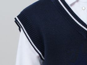 Комплект трикотажный для девочек: кардиган, юбка