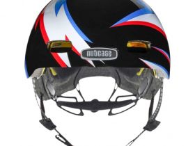 Nutcase Шлем защитный Nutcase Little Nutty Spark, цвет Белый-Черный, ростовка XS