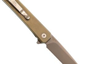 Складной нож Dr.Tech Urban D4286GR, сталь D2, рукоять TC4, зеленый