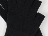 Перчатки с митенками для мальчиков, Черный