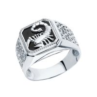 Серебряное кольцо с фианитами