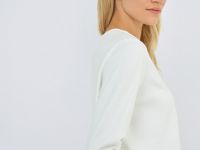 Базовый лонгслив, Белый