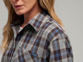 Рубашка прямого кроя в клетку