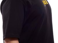 футболка с полосами чёрная 4XL–5XL