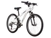 Подростковый велосипед Novatrack Action 24, год 2023, цвет Зеленый-Голубой, ростовка 12