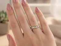 Кольцо из комбинированного золота с бриллиантами э4801кц04201998