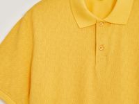 Однотонное поло из хлопка