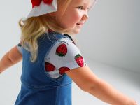 Панама детская текстильная для девочек