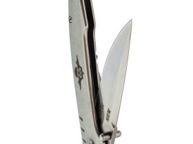 Складной нож ВДВ Silver, сталь D2, рукоять сталь