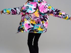 Куртка текстильная с полиуретановым покрытием для девочек