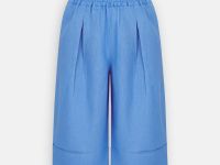 Шорты изо льна на резинке